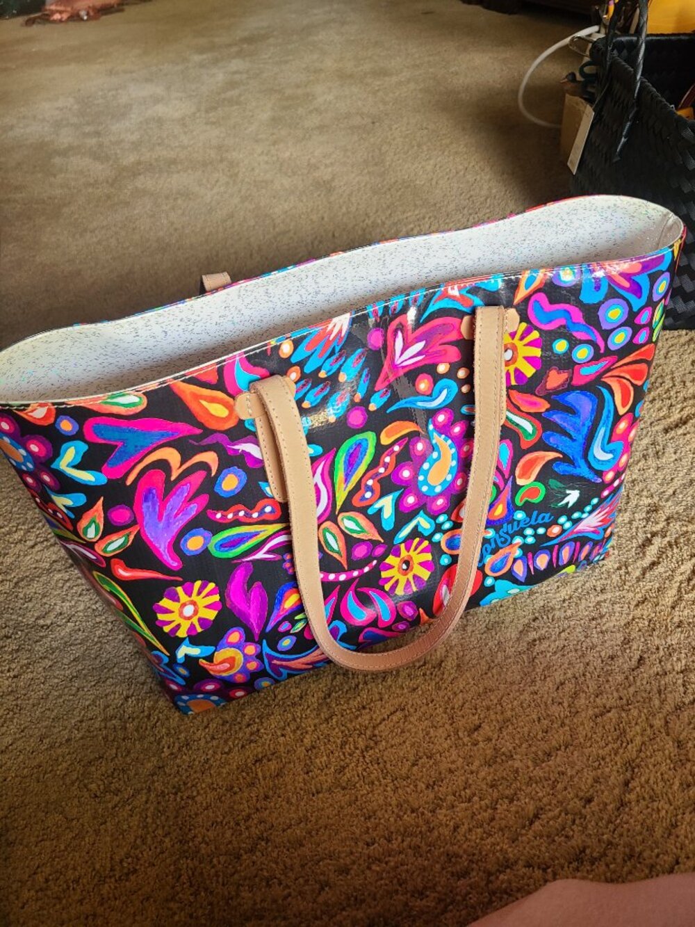 Consuela Sophie Big Breezy Tote – Glitter Interior! - Picture 4 of 6